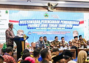 Pemprov Jateng menggelar forum Musyawarah Rencana Pembangunan (Musrenbang) Tahun 2027 di Gedung Gradika Bhakti Praja, Semarang, Selasa (28/4/2026). Foto : Ist.