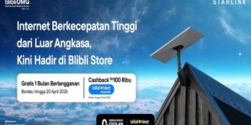 Blibli melalui GTNi menghadirkan Starlink di Blibli Store. Foto: Ist.