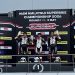 Abimanyu Bintang Fermadi (tengah) berhasil meraih podium pada race kedua ajang IHTTC 2026 di Sepang International Circuit, Malaysia, 3 Mei 2026. Foto: Ist.