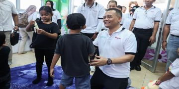 Gubernur Jawa Tengah Ahmad Luthfi meresmikan Daycare Tripartit Berdikari di kawasan Rusunawa Gedanganak, Ungaran, Kabupaten Semarang, Jumat, 1 Mei 2026. Foto: Ist.