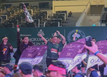 Ribuan pelari meramaikan Mangkunegaran Run 2026 di Kota Solo, Minggu, 3 Mei 2026. Foto: Ist.