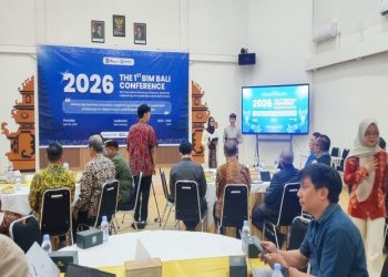 Suasana konferensi internasional BIM-BALI yang diselenggarakan BIM University, Kamis (30/4/2026). Foto: Ist.