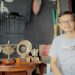 Dosen FKI UMS Dedi Gunawan, S.T., M.Sc., Ph.D., beserta beberapa trophy lomba kicau burung. Foto: Ist.
