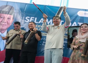 Menteri PKP, Maruarar Sirait dan Gubernur Ahmad Luthfi saat peluncuran BSPS Jawa Tengah 2026 di di Kabupaten Brebes pada Sabtu, 9 Mei 2026. Foto: Ist.