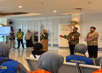 Penerbangan haji melalui Bandara Adi Soemarmo Solo telah memasuki gelombang kedua yang berlangsung 7 Mei hingga 21 Mei 2026. Foto: Ist.