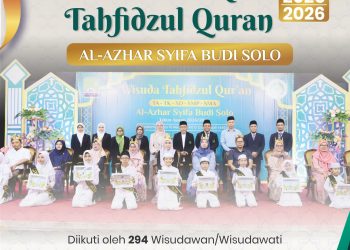 Sekolah Islam Al-Azhar Syifa Budi Solo akan menggelar Wisuda Akbar Tahfidzul Qur’an Tahun 2026 di Gedung Graha Setyowati, Gentan, Kamis, 14 Mei 2026. Foto: Ist.