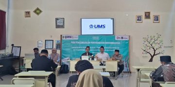 Suasana kegiatan P2M kolaborasi antara UMS dengan PCM Kartasura. Foto: Ist.