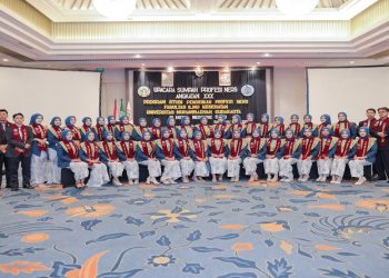 Peserta Upacara Sumpah Profesi Ners Program Pendidikan Profesi Ners FIK UMS, Rabu (13/5/2026). Foto: Ist.