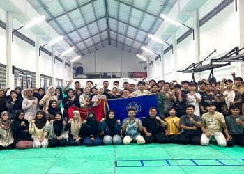 Kontingen Tapak Suci UMS  siap bertarung di ajang The First Muhammadiyah Games Cabor di Edutorium K.H. Ahmad Dahlan UMS, 15-17 Mei 2026. Foto: Ist.