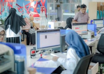 Suasana penerimaan mahasiswa baru UMS. Foto: Ist.