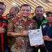 Gubernur Jawa Tengah Ahmad Luthfi menerima audiensi perwakilan driver ojol roda dua dan roda empat di kantornya, Selasa, 19 Mei 2026. Foto: Ist.