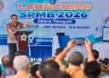 Gubernur Jawa Tengah Ahmad Luthfi meluncurkan pendaftaran Sistem Penerimaan Murid Baru (SPMB) di SMAN 1 Kemalang, Kabupaten Klaten, Selasa, 19 Mei 2026. Foto: Ist.
