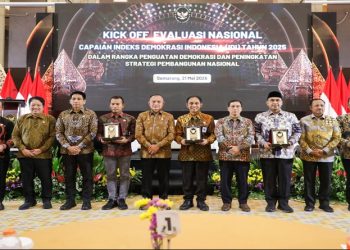 Kick Off Evaluasi Nasional Capaian Indeks Demokrasi Indonesia Tahun 2025 di Semarang, Kamis, 21 Mei 2026. Foto: Ist.