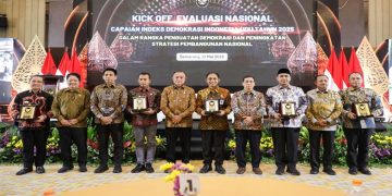 Kick Off Evaluasi Nasional Capaian Indeks Demokrasi Indonesia Tahun 2025 di Semarang, Kamis, 21 Mei 2026. Foto: Ist.