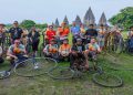 Duta Besar Belanda Marc Gerritsen dan Duta Besar Jerman, H.E. Ralf Beste saat bersepeda di sekitar Candi Prambanan Kabupaten Klaten, Kamis, 21 Mei 2026. Foto: Ist.