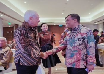 Gubernur Jawa Tengah, Ahmad Luthfi saat menghadiri jamuan makan malam Pertukaran Tokoh Politik dan Bisnis Tiongkok-Indonesia, dalam rangka Program DBA Enterpreneur Scholar Cheung Kong Graduate School of Business (CKGSB) angkatan 12 di Jakarta, Jumat, 22 Mei 2026. Foto: Ist.