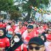 Ribuan peserta mengikuti Tidar Borobudur 10K di Kota Magelang, Minggu, 24 Mei 2026. Foto: Ist.