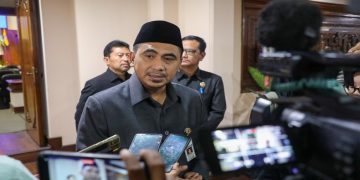 Wakil Gubernur Jawa Tengah, Taj Yasin Maimoen memberikan keterangan pers usai Rapat Paripurna DPRD Provinsi Jawa Tengah Masa Persidangan Ketiga Tahun Sidang 2025/2026 di Gedung Berlian, Kota Semarang, Selasa, 26 Mei 2026. Foto: Ist.