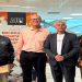 Rektor UMS, Prof. Harun Joko P, dan Wakil Rektor I, Prof. Muhammad Dai bertemu Prof. Tek Tjiang Lie, selaku Head of School of Engineering, Computer, and Mathematical Sciences dan Dr. Raymond dari Auckland University of Technology (AUT) New Zealand. Foto: Ist.