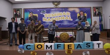 Prodi Ilkom UMS menggelar Seminar Nasional Communication Feast (COMFEAST) 2026 pada Kamis (21/5/2026). Foto: Ist.