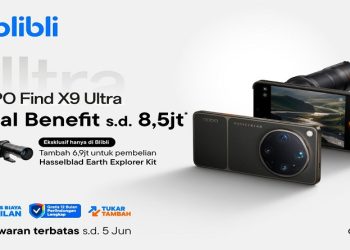 Blibli merayakan peluncuran OPPO Find X9s dan OPPO Find X9 Ultra dengan memberikan berbagai penawaran spesial selama periode 29 Mei hingga 30 Juni 2026. Foto: Ist.