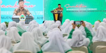 Gubernur Jawa Tengah Ahmad Luthfi menghadiri peringatan Hari Lahir ke-76 Fatayat NU di Gedung Gradhika Bhakti Praja, Kota Semarang pada Sabtu, 30 Mei 2026. Foto: Ist.