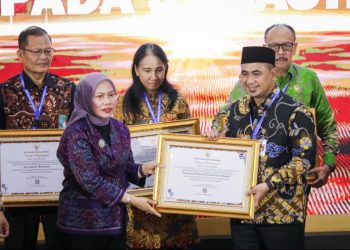 Pemerintah Provinsi Jawa Tengah meraih dua penghargaan dalam Anugerah Kearsipan pada rangkaian Hari Kearsipan ke-55 di Gedung C Arsip Nasional Republik Indonesia (ANRI) Jakarta, Rabu (20/5/2026). Foto : Ist.