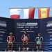 Pembalap binaan AHM Muhammad Kiandra Ramadhipa meraih podium pertama pada putaran kedua Moto3 Junior World Championship 2026 di Circuito do Estoril, Portugal, Minggu (14/6/2026). Foto: Ist.