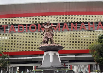 Stadion Manahan Solo tampak dari depan. Foto: Ist.