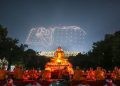 Suasana penutup rangkaian perayaan Waisak 2570 BE/2026 di kompleks Taman Wisata Candi (TWC) Borobudur, Magelang, Jawa Tengah, Minggu, 31 Mei 2026. Foto: Ist.