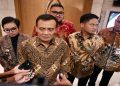Gubernur Ahmad Luthfi memberikan keterangan pers usai menghadiri acara Rakor Pengendalian Alih Fungsi Lahan Sawah, Kamis 4 Juni 2026. Foto: Ist.