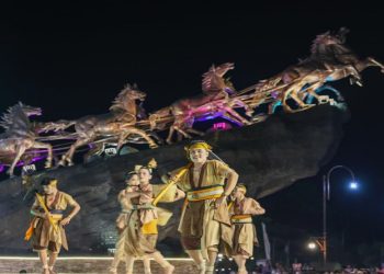 Suasana puncak peringatan Hari Jadi ke-179 Kabupaten Boyolali yang digelar di Simpang Siaga, Boyolali, Jumat, 5 Juni 2026. Foto: Ist.