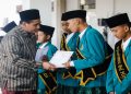 Wakil Gubernur Jawa Tengah, Taj Yasin Maimoen menghadiri acara Haflatul Hidzaq Khotmil Qur'an dan Muwadaah Pondok Pesantren Al Fattah Raudhatul Qur'an, Jekulo, Kudus, Selasa, 9 Juni 2026. Foto: Ist.