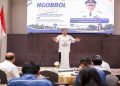 Gubernur Ahmad Luthfi saat acara ngobrol dengan pelaku ekonomi kreatif di Kota  Salatiga, Rabu, 10 Juni 2026. Foto: Ist.
