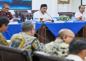 Wakil Gubernur Jawa Tengah, Taj Yasin Maimoen  saat Rapat Koordinasi Tata Kelola Penyelenggaraan dan Rantai Pasok Bahan Baku MBG di Jawa Tengah, Jumat, 12 Juni 2026. Foto: Ist.