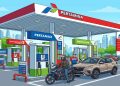 Ilustrasi - Kenaikan harga Pertamax. Foto: Gemini AI