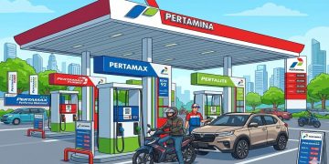 Ilustrasi - Kenaikan harga Pertamax. Foto: Gemini AI