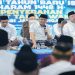 Menteri ATR/BPN, Nusron Wahid bersama Gubernur Ahmad Luthfi, dan Wakil Gubernur Taj Yasin saat acara penyerahan 243 sertifikat tanah wakaf kepada 243 nadzir se-Jawa Tengah di Gedung Gradhika Bhakti Praja, Semarang Selasa 16 Juni 2026. Foto: Ist.