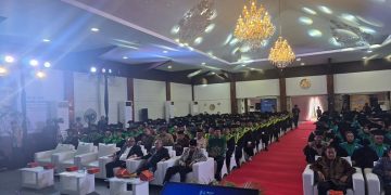 Suasana Wisuda terakhir UNISMA Bekasi sebelum perubahan nama menjadi Universitas Muhammadiyah Indonesia. Foto: Ist.