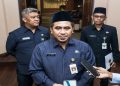 Wagub Jawa Tengah, Taj Yasin Maimoen memberikan keterangan pers Rapat Paripurna DPRD Provinsi Jawa Tengah Masa Persidangan Ketiga Tahun Sidang 2025/2026 di Gedung Berlian, Semarang, Rabu, 17 Juni 2026. Foto: Ist.