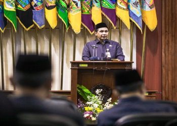 Wakil Gubernur Jawa Tengah, Taj Yasin Maimoen saat Rapat Paripurna DPRD Jawa Tengah di Gedung Berlian, Semarang, Rabu, 17 Juni 2026. Foto: Ist.