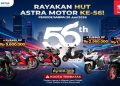 Main Dealer Astra Motor Jateng menawarkan berbagai promo pembelian spesial dalam rangka perayaan HUT Astra Motor ke 56. Foto: Ist.