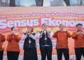 Gubernur Ahmad Luthfi menghadiri Pencanangan Pelaksanaan Sensus Ekonomi 2026 di Lapangan Pancasila Simpang Lima, Kota Semarang, Kamis 18 Juni 2026. Foto: Ist.