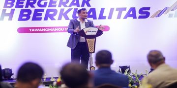 Gubernur Jawa Tengah Ahmad Luthfi saat acara Rapat Strategi dan Kebijakan Semester II Tahun 2026 Bank Jateng di Tawangmangu, Kabupaten Karanganyar, Jumat 19 Juni 2026. Foto: Ist.