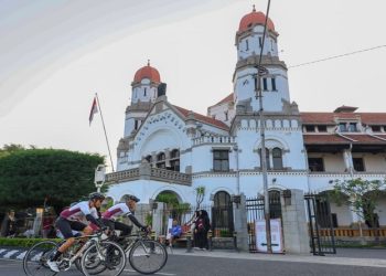 Para pesepeda menikmati ziarah budaya bertajuk Jasirah Heritage Cycling 2026. Foto: Ist.