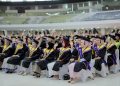 Prosesi Wisuda Periode IV Tahun Akademik 2025/2026 UMS yang memakai gelang barcode berbasis AI, Sabtu (20/6/2026). Foto: Ist.