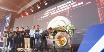 Pembukaan Turnamen E-Sport Kapolda Jateng Cup 2026 di De Tjolomadoe, Karanganyar, Sabtu pagi (20/6/2026). Foto: Ist.