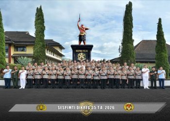 Para peserta didik Sespimti Polri Dikreg ke-35 Tahun Anggaran 2026. Foto: Ist.