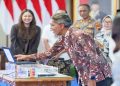 Sekda Jawa Tengah, Sumarno saat pengundian Gebyar Hadiah Samsat 2026, Jumat, 26 Juni 2026. Foto: Ist.