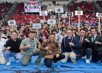 Ahmad Luthfi membuka kejuaraan Gubernur Jateng Cup Taekwondo Open Tournament 2026 di GOR Jatidiri Semarang pada 26–28 Juni 2026. Foto: Ist.